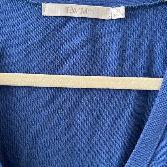 EWM 100% lambs wool lambswool cardigan sweater pure new wool made Scotland EUC - Picture 10 of 11